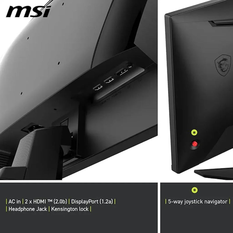 MSI MAG 255F E20 24.5" FHD 200Hz Rapid IPS Gaming Monitor 0.5ms Response Time HDR Ready AMD FreeSync Premium & AI Vision - SWIFT PERIPHERALSMAG 255F E20