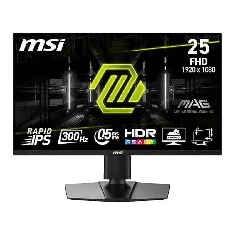 MSI MAG 255PXF 24.5" 300Hz FHD Gaming Monitor 0.5ms Response HDR Ready Adaptive Sync - SWIFT PERIPHERALSMAG255PXF