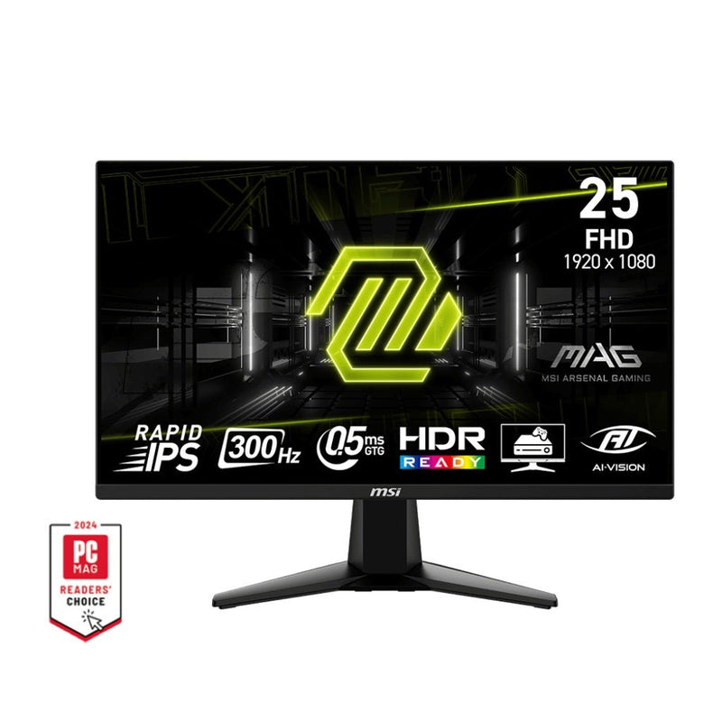 MSI MAG 255XF 25" FHD 300Hz 0.5ms Rapid IPS AMD FreeSync Gaming Monitor - SWIFT PERIPHERALSMAG-255XF