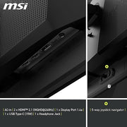 MSI MAG 271QPX QD - OLED E2 27" WQHD 240Hz 0.3ms Gaming Monitor - SWIFT PERIPHERALS‎MAG 271QPX QD-OLED E2