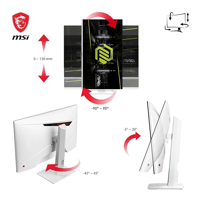 MSI MAG 274QRFW 27" 180Hz 2K WQHD 1ms IPS AMD FreeSync sRGB Gaming Monitor - SWIFT PERIPHERALSMAG274QRFW