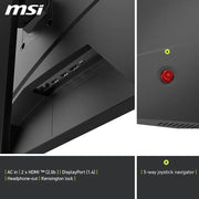 MSI MAG 275F 27" 180Hz 0.5ms FHD Gaming Monitor Rapid IPS AMD FreeSync - SWIFT PERIPHERALSMAG275F