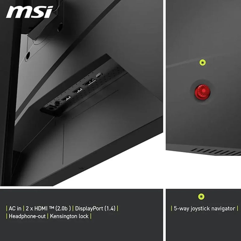 MSI MAG 275F 27" 180Hz 0.5ms FHD Gaming Monitor Rapid IPS AMD FreeSync - SWIFT PERIPHERALSMAG275F