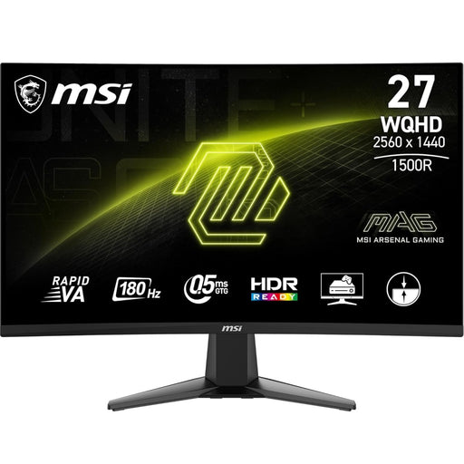 MSI MAG 27CQ6F 27 INCH 2K WQHD CURVED GAMING MONITOR - SWIFT PERIPHERALS1091562