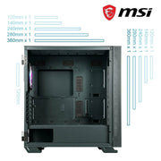 MSI MAG 300R VAMPIRIC MID - TOWER ATX CABINET - SWIFT PERIPHERALS1086405