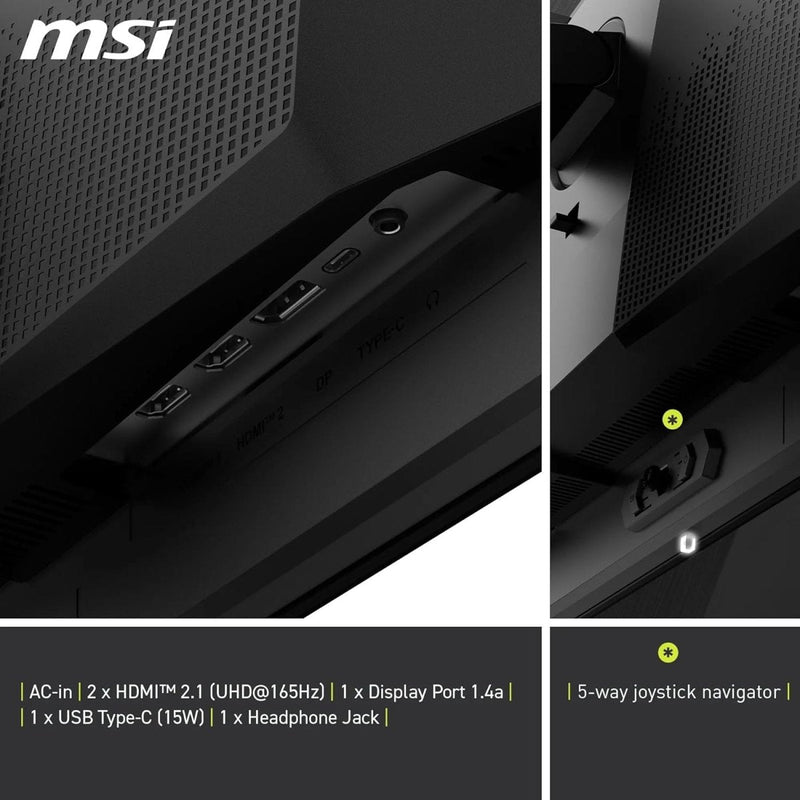 MSI MAG 321UP QD - OLED 31.5" 4K UHD 165Hz 0.3ms OLED Gaming Monitor - SWIFT PERIPHERALSMAG-321UP-QD-OLED