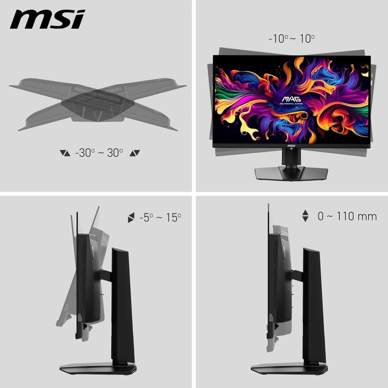 MSI MAG 321UP QD - OLED 31.5" 4K UHD 165Hz 0.3ms OLED Gaming Monitor - SWIFT PERIPHERALSMAG-321UP-QD-OLED