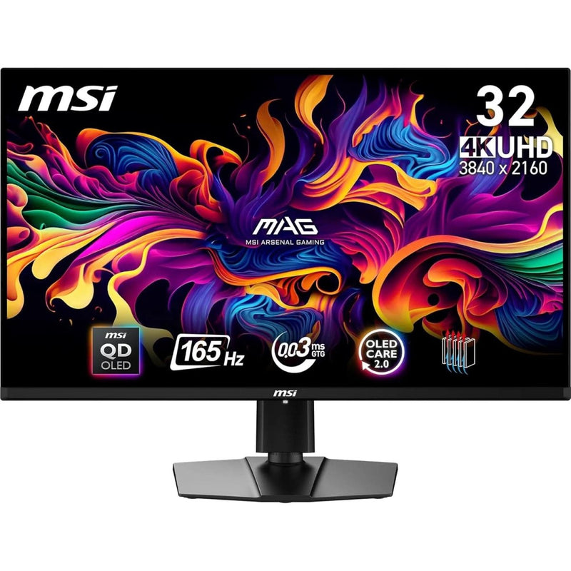 MSI MAG 321UP QD - OLED 31.5 INCH 4K UHD GAMING MONITOR - SWIFT PERIPHERALS1094461