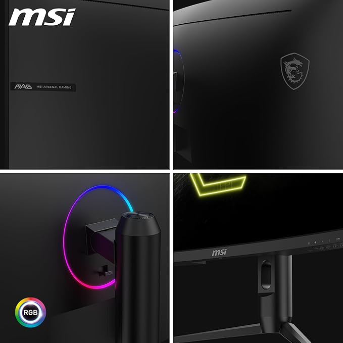 MSI MAG 342CQR E2 34" 2K UWQHD 180Hz 1ms Curved Gaming Monitor - SWIFT PERIPHERALS‎MAG342CQR E2