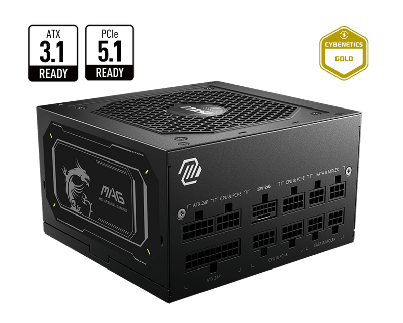 MSI MAG A750GL PCIE5 II Power Supply - SWIFT PERIPHERALSMSI-A750GL