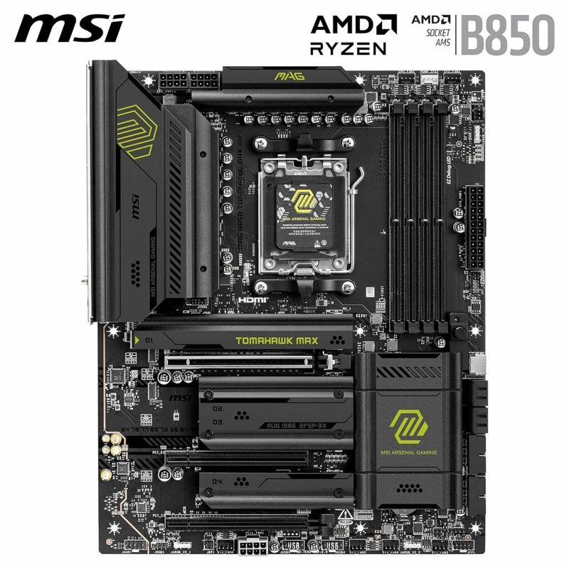 MSI MAG B850 TOMAHAWK MAX WIFI MOTHERBOARD - SWIFT PERIPHERALS1093796