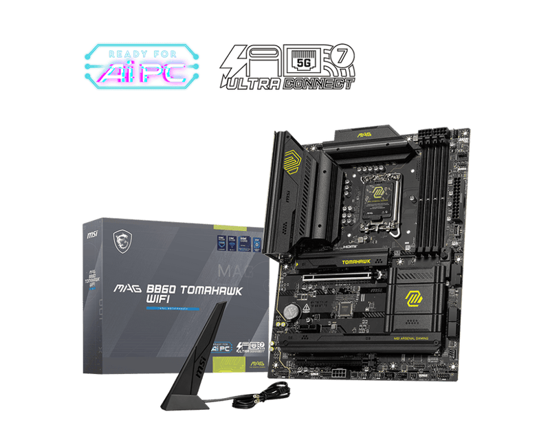 MSI MAG B860 TOMAHAWK WIFI MOTHERBOARD - SWIFT PERIPHERALS1092095