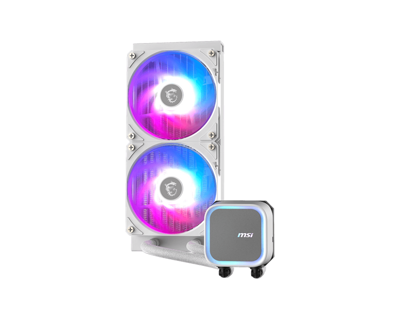 MSI MAG CORELIQUID A13 240 AIO CPU LIQUID COOLER - WHITE - SWIFT PERIPHERALS1092636