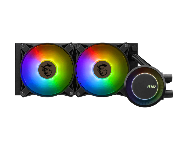 MSI MAG CORELIQUID E240 AIO CPU LIQUID COOLER BLACK - SWIFT PERIPHERALS1092946