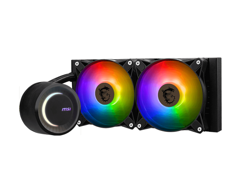 MSI MAG CORELIQUID E240 AIO CPU LIQUID COOLER BLACK - SWIFT PERIPHERALS1092946