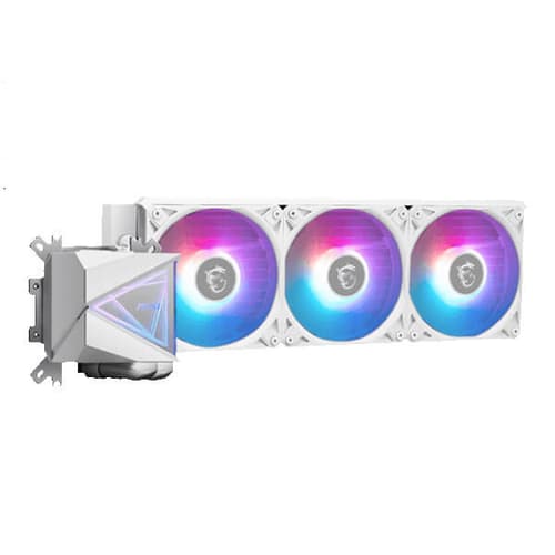 MSI MAG CORELIQUID I360 WHITE - AIO ARGB CPU LIQUID COOLER - WHITE - SWIFT PERIPHERALS1092638