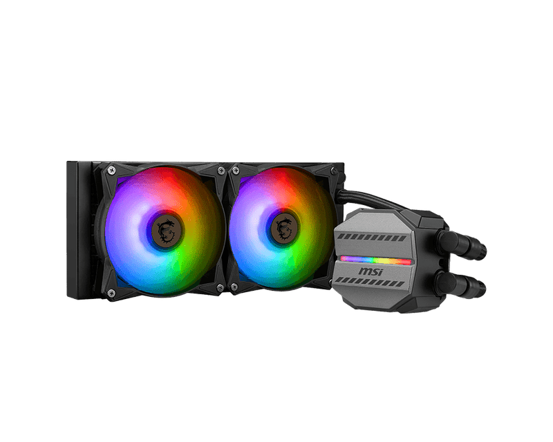 MSI MAG CORELIQUID M240 ARGB 240MM CPU LIQUID COOLER BLACK - SWIFT PERIPHERALS1090280