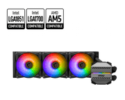 MSI MAG CORELIQUID M360 ARGB 360MM CPU LIQUID COOLER (BLACK) - SWIFT PERIPHERALS1090298