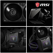 MSI MAG CORELIQUID S360 360MM AIO LIQUID COOLER BLACK - SWIFT PERIPHERALS1082822