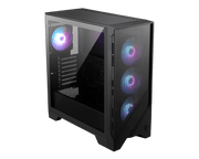 MSI MAG FORGE 321R AIRFLOW (ATX) MID TOWER CABINET (BLACK) - SWIFT PERIPHERALS1090544
