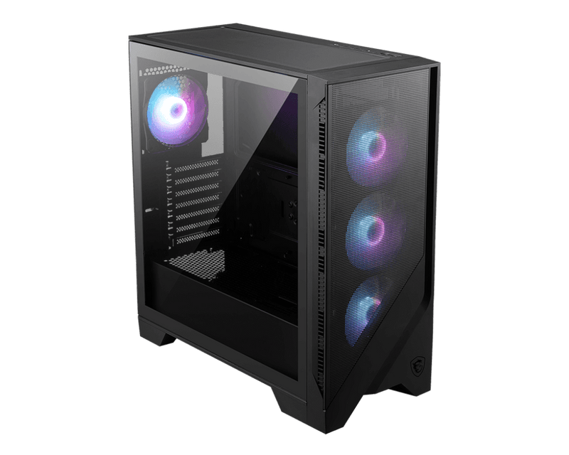 MSI MAG FORGE 321R AIRFLOW (ATX) MID TOWER CABINET (BLACK) - SWIFT PERIPHERALS1090544