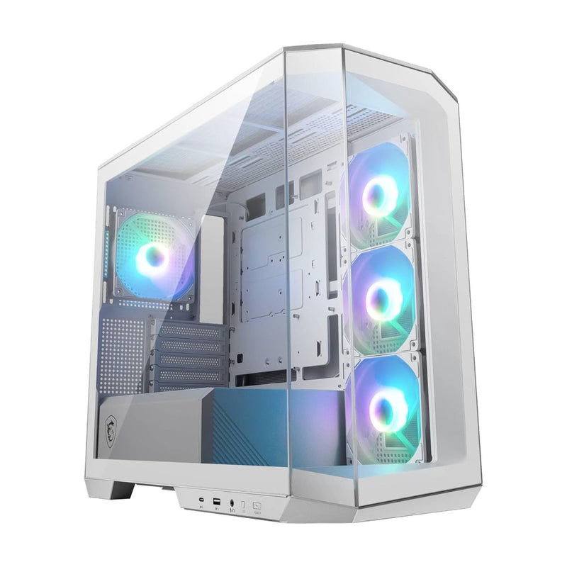 MSI MAG PANO 100R PZ ARGB ATX MID TOWER CASE (WHITE) - SWIFT PERIPHERALS1092684