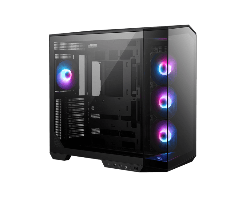 MSI MAG PANO 100R PZ ATX MID TOWER CABINET BLACK - SWIFT PERIPHERALS1092683