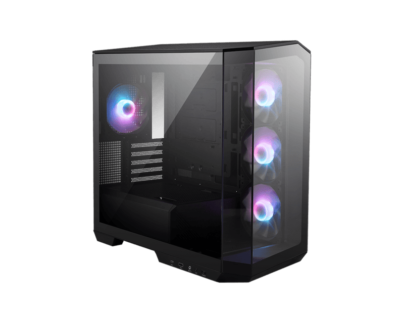MSI MAG PANO M100R PZ ARGB M - ATX MID TOWER CABINET BLACK - SWIFT PERIPHERALS1089780