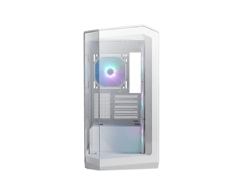 MSI MAG PANO M100R PZ ARGB M - ATX MID TOWER CABINET WHITE - SWIFT PERIPHERALS1090508