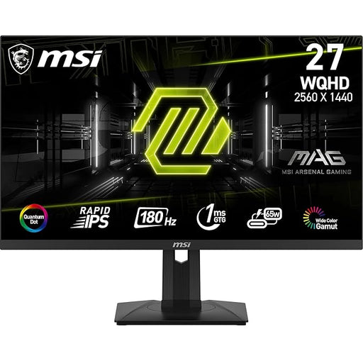 MSI MAG274QRF QD E2 27" 180Hz 2560x1440 WQHD 1ms IPS Panel Quantum Dot Technology Gaming Monitor - SWIFT PERIPHERALSMAG-274QRF-QD-E2