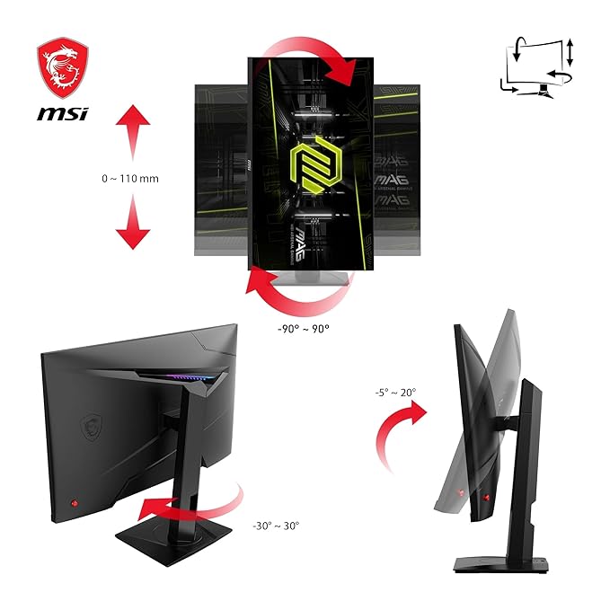 MSI MAG274QRF QD E2 27" 180Hz 2560x1440 WQHD 1ms IPS Panel Quantum Dot Technology Gaming Monitor - SWIFT PERIPHERALSMAG-274QRF-QD-E2