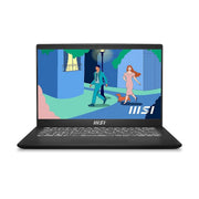 MSI MODERN 14, AMD 7TH GEN. RYZEN 7 7730U, 36CM FHD 60HZ LAPTOP(16GB/512GB NVME SSD/WINDOWS 11 HOME/MSO 2021/AMD RADEON GRAPHICS/CLASSIC BLACK/1.4KG), C7M - 285IN - SWIFT PERIPHERALSMSIAPTOP012