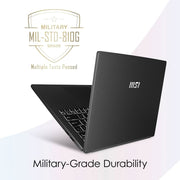 MSI MODERN 14 C12M - 671IN (THIN & LIGHT) INTEL CORE I7 12TH GEN 1255U / 16GB / 512 GB SSD/WINDOWS 11 HOME / 14 INCH/URBAN SILVER, 1.4 KG / 1 YEAR WARRANTY. - SWIFT PERIPHERALSModern 14 C12M-671IN
