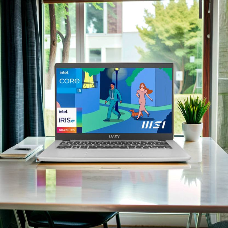 MSI MODERN 14 C12MO - 1021IN URBAN_SILVER/I5 - 1235U/UMA/8GB/512GB/IPS - LEVEL FHD 14 - SWIFT PERIPHERALSMSIAPTOP010