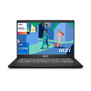 MSI MODERN 14 C12MO - 1202IN [CI7 - 1255U 12TH GEN/16GB/512GB SSD/WIN11 HOME/14.0 INCH/INTEGRATED GRAPHICS /1 YEAR(S)/BLACK] - SWIFT PERIPHERALS1089875