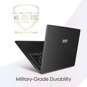 MSI MODERN 14 C12MO - 1203IN [CI5 - 1235U 12TH GEN/16GB/512GB SSD/WIN11 HOME/14.0 INCH/INTEGRATED GRAPHICS /1 YEAR(S)/BLACK] - SWIFT PERIPHERALS1090341