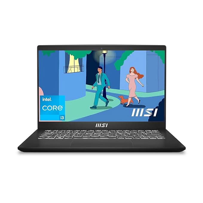 MSI MODERN 14 C12MO - 1205IN 9S7 - 14J112 - 1205 [CI3 - 1215U 12TH GEN/8GB/512GB SSD/WIN11 HOME/14.0 INCH/INTEGRATED GRAPHICS /1 YEAR(S)/BLACK] - SWIFT PERIPHERALS1090128