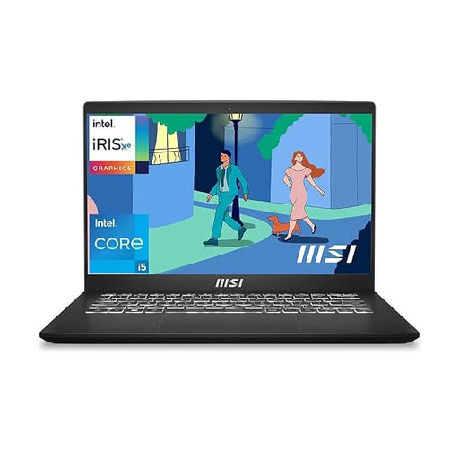 MSI MODERN 14 C12MO - 1212IN 9S7 - 14J112 - 1212 [CI5 - 1235U 12TH GEN/16GB/512GB SSD/WIN11 HOME+MSO/14.0 INCH/INTEGRATED GRAPHICS /1 YEAR(S)/BLACK] - SWIFT PERIPHERALS1091156