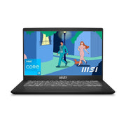 MSI MODERN 14 C12MO - 1213IN 9S7 - 14J112 - 1213 [CI3 - 1215U 12TH GEN/8GB/512GB SSD/WIN11 HOME/14.0 INCH/INTEGRATED GRAPHICS /1 YEAR(S)/BLACK] - SWIFT PERIPHERALS1091431