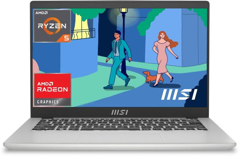 MSI MODERN 14 C7M - 063IN 9S7 - 14JK11 - 063 [R5 - 7530U RYZEN/8GB/512GB SSD/WIN11 HOME/14.0 INCH/INTEGRATED GRAPHICS /1 YEAR(S)/SILVER] - SWIFT PERIPHERALS1089272