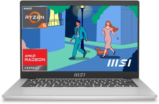 MSI MODERN 14 C7M - 063IN 9S7 - 14JK11 - 063 [R5 - 7530U RYZEN/8GB/512GB SSD/WIN11 HOME/14.0 INCH/INTEGRATED GRAPHICS /1 YEAR(S)/SILVER] - SWIFT PERIPHERALS1089272