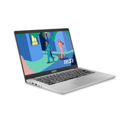 MSI MODERN 14,INTEL 13TH GEN. CORE I3 1315U,36CM FHD 60HZ THIN & LIGHT LAPTOP(16GB/512GB NVME SSD/WINDOWS 11 HOME/MICROSOFT OFFICE HOME & STUDENT 2021/INTEL UHD/URBAN SILVER/1.4KG), C13M - 1424IN - SWIFT PERIPHERALS9S7-14J111-1424