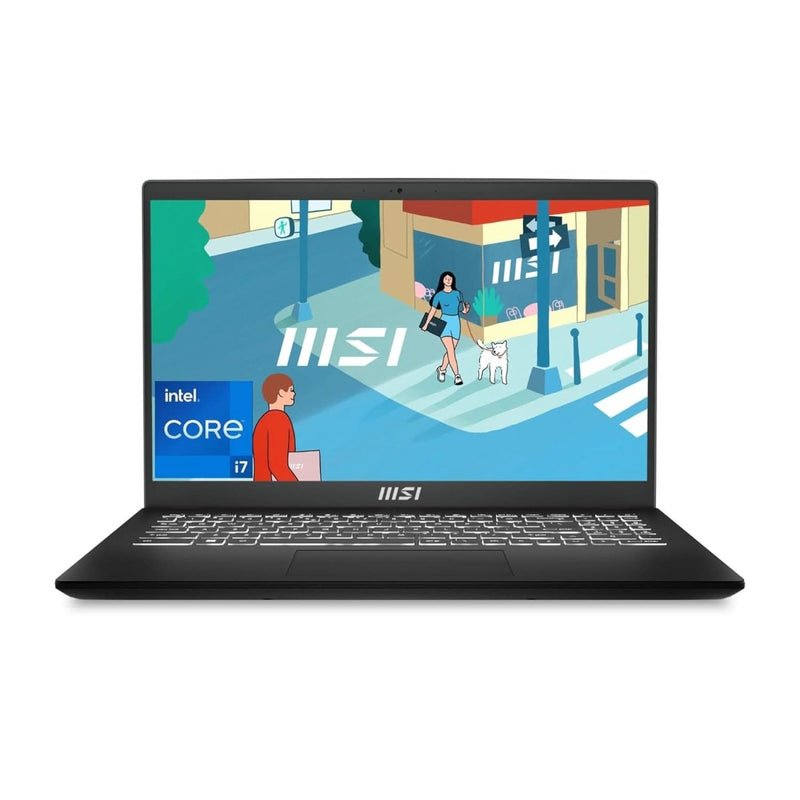 MSI MODERN 15 B13M - 1206IN I3 - 1315U/ONBOARD DDR4 8GB (3200MHZ)/512GB NVME PCIE SSD /WINDOWS11 HOME/OFFICE + M365/1 YEAR WARRANTY TERM - SWIFT PERIPHERALS9S7-15H112-1206