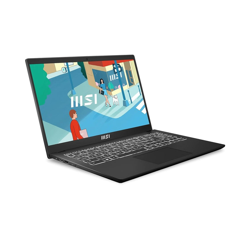 MSI MODERN 15 B13M - 883IN 9S7 - 15H112 - 883 [CI3 - 1315U 13TH GEN/8GB/512GB SSD/WIN11 HOME/15.6 INCH/INTEGRATED GRAPHICS /1 YEAR(S)/BLACK] - SWIFT PERIPHERALS1091783