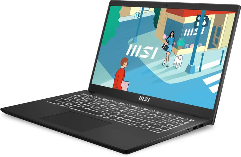 MSI MODERN 15 H B13M 224IN INTEL CORE I9 13TH GEN BUSINESS LAPTOP (16GB, 512GB SSD, WINDOWS 11 HOME, 15.6 INCH FULL HD IPS DISPLAY, MS OFFICE 2021, CLASSIC BLACK, 1.9 KG) - SWIFT PERIPHERALS1097075