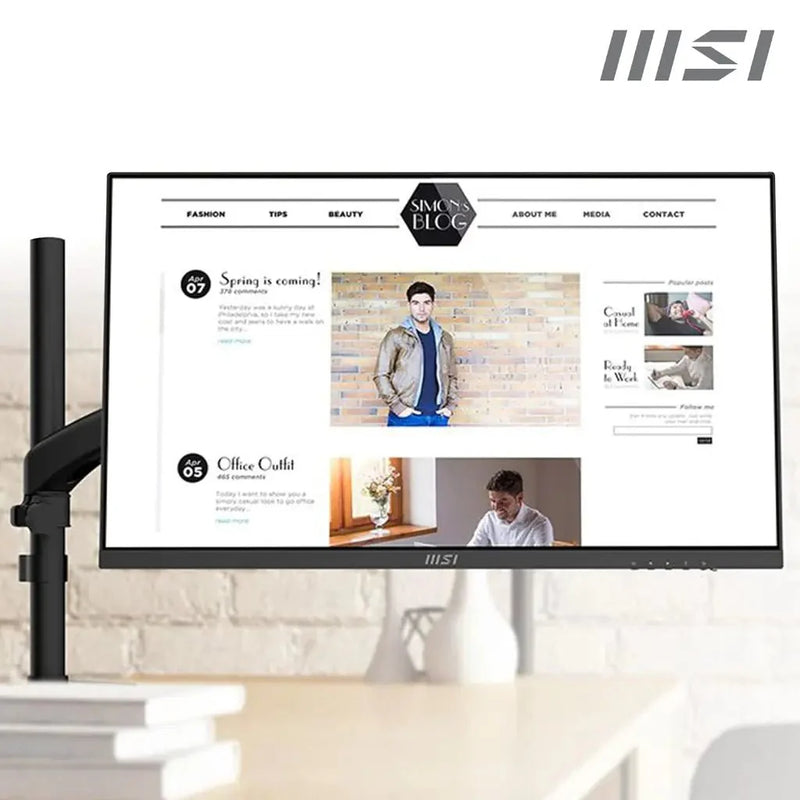 MSI Modern  MD271P  27″ 75Hz IPS FHD Business  Monitor USB‑C - SWIFT PERIPHERALSMD271P