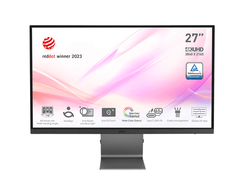 MSI Modern MD271UL 27" 4K UHD 4ms 60Hz IPS Professional Monitor - SWIFT PERIPHERALSModern MD271UL