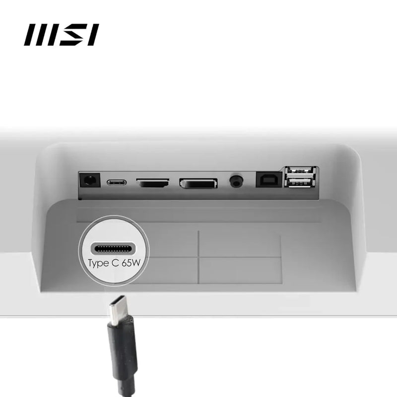 MSI Modern MD272QXPW 27" 2K WQHD 100Hz IPS Built - in - Speaker Business Monitor - White - SWIFT PERIPHERALSModern MD272QXPW