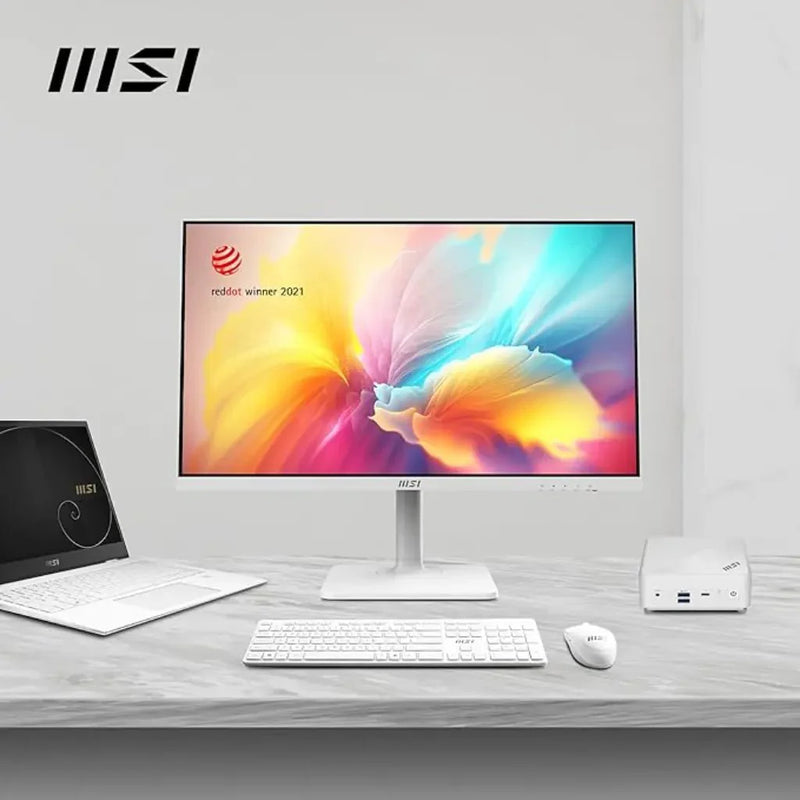 MSI Modern MD272QXPW 27" 2K WQHD 100Hz IPS Built - in - Speaker Business Monitor - White - SWIFT PERIPHERALSModern MD272QXPW