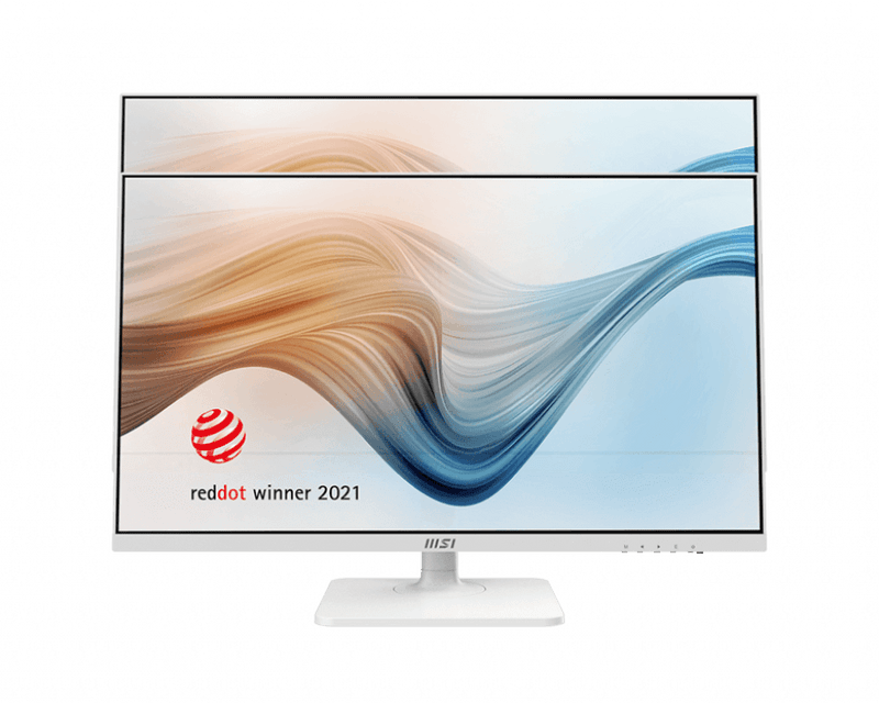 MSI Modern MD272XPW 27" FHD 100Hz 4ms IPS Built - in - Speaker Monitor - White - SWIFT PERIPHERALSModern MD272XPW